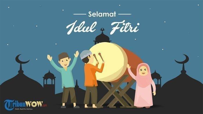 Ilustrasi Hari Raya Idul Fitri 2021