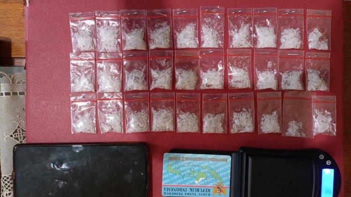 30 Paket Sabu yang Diamankan Polresta Manado Sulawesi Utara Ternyata Dikirim dari Jakarta