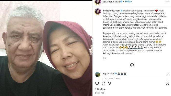 Bella Shofie ceritakan kecelakaan yang dialami orangtuanya