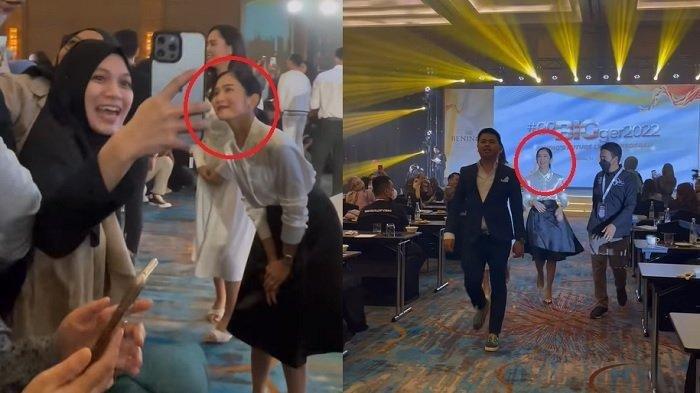 Bunga Zainal tampil bak Miss Universe di sebuah acara