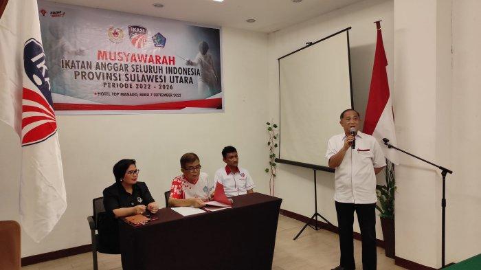 Marsel Sendoh terpilih aklamasi sebagai Ketua Umum Ikasi Sulawesi Utara 2022-2026 dalam musyawarah di Manado, Rabu (07/09/2022).