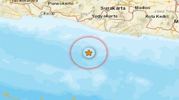 Gempa 3,1 SR di Gunungkidul, Yogyakarta, Senin 21 November 2022 pagi.