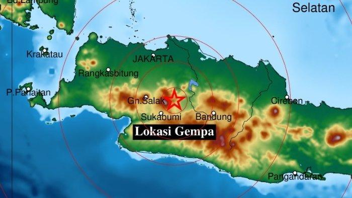 Gempa di Cianjur, Jawa Barat (Jabar), Kamis (24/11/2022) siang.