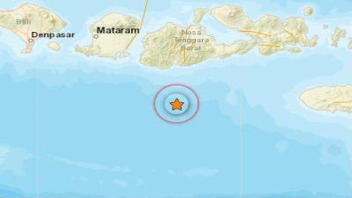 Gempa di Sumbawa Barat, Nusa Tenggara Barat (NTB), Kamis 3 November 2022 siang.