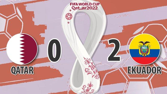 Hasil piala dunia 2022 Qatar vs Ekuador, tuan rumah kalah telak