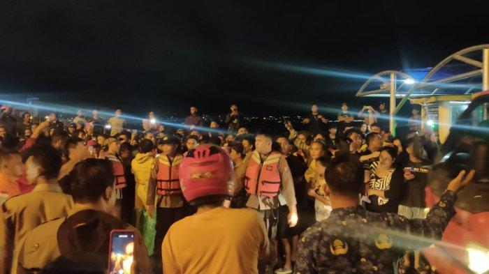 Warga yang menyaksikan korban terseret arus di Kawasan Megamas Manado bernama Kristian Lomboan, Kamis (17/11/2022).