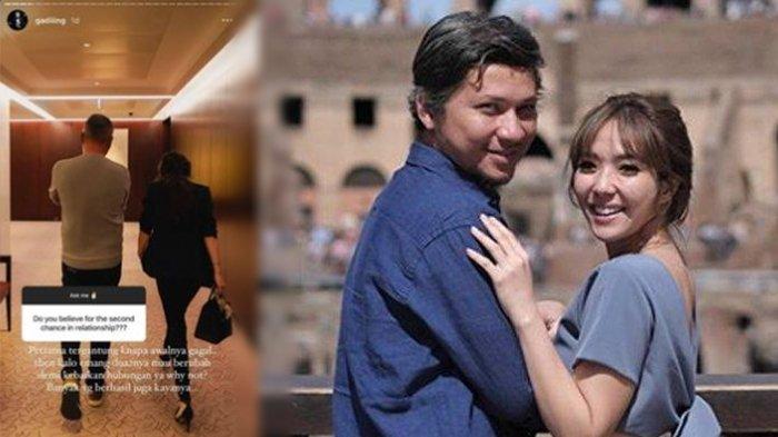 Kolase foto Gading Marten dan mantan istrinya, Gisella Anastasia