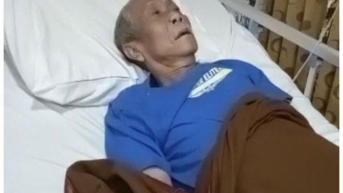 Kondisi Pak Ogah dirawat di rumah sakit.