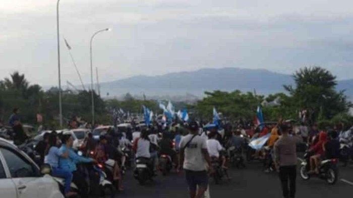 Konvoi Piala Dunia di Bunaken Manado Sulawesi Utara Dapat Teguran, Berikut Penjelasan Polisi