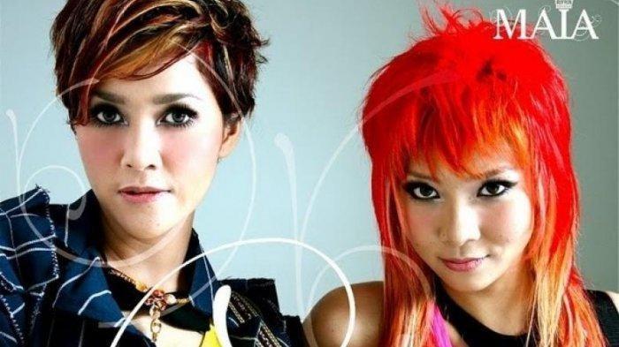 Maia Estianty bersama Mey Chan grup Duo Maia masih aktif manggung.