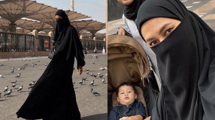 Paula Verhoeven diketahui sedang berada di Masjid Al Nabawi, Madinah Haram.