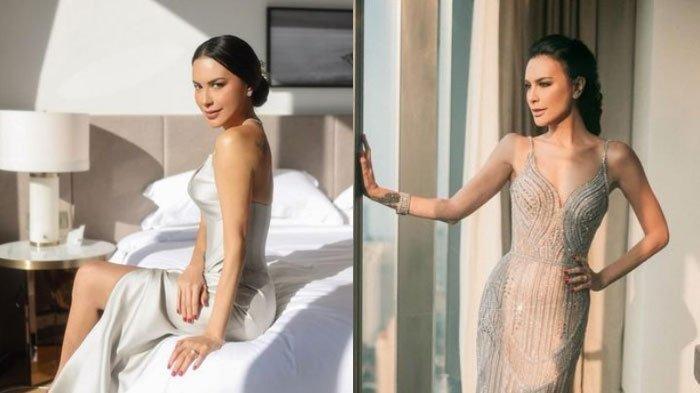 Penampilan Sophia Latjuba dalam acara pernikahan Eva Celia dan Demas Narawangsa.