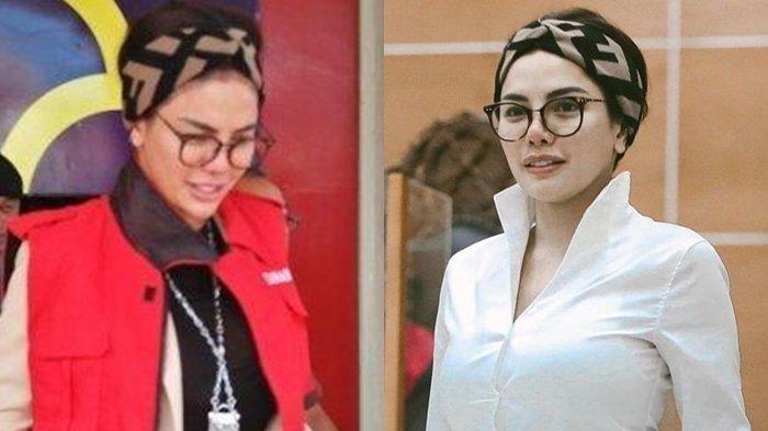 Potret Nikita Mirzani saat hadiri sidang dugaan kasus pencemaran nama baik terhadap Dito Mahendra di PN Serang