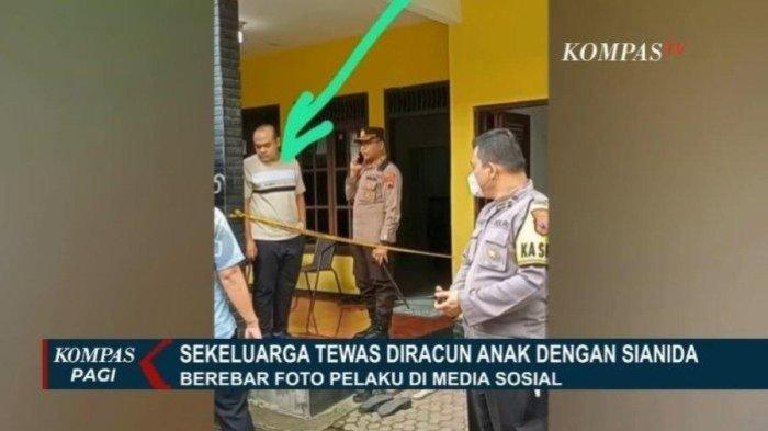 Potret santainya Dhio Daffa setelah bunuh keluarganya sendiri.