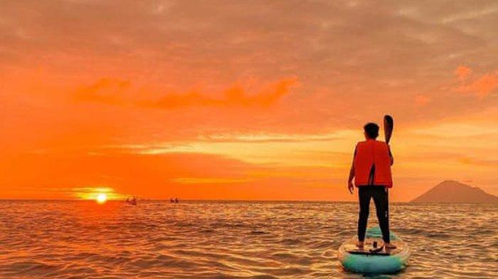 Paddle Board Manado - Rekomendasi tempat menikmati sunset di Kota Manado, Sulawesi Utara
