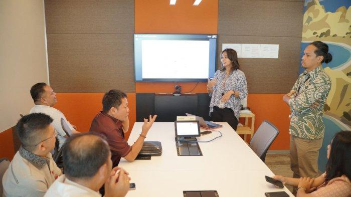 Sekda Bitung, Rudy Theno, kunjungi kantor Google Indonesia untuk perkuat kerja sama.