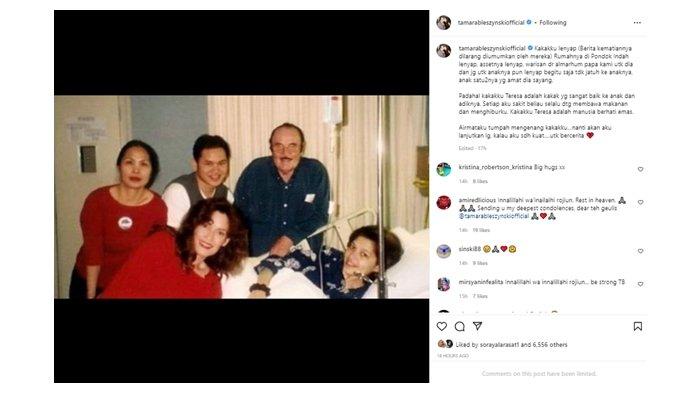 Tamara Bleszynski unggah potret kenangan Teresa Bleszynki
