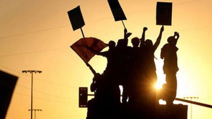 Demo. Rencana puluhan ribu buruh jika aksi besok 6 September 2022 tidak didengar.