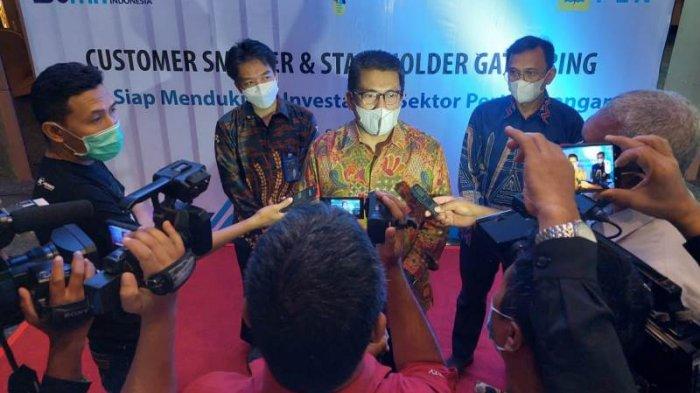 Acara 'Customer Smelter dan Stakeholder Gathering' yang digelar di Hotel Claro, Kendari, Sulawesi Tenggara pada Selasa (8/6/2021).