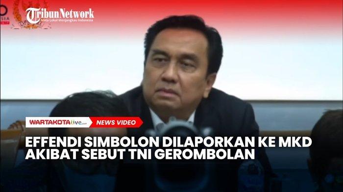 Akhirnya Effendi Simbolon Menciut ke TNI soal Singgungan Gerombolan. Panglima TNI Saya Mohon Maaf.