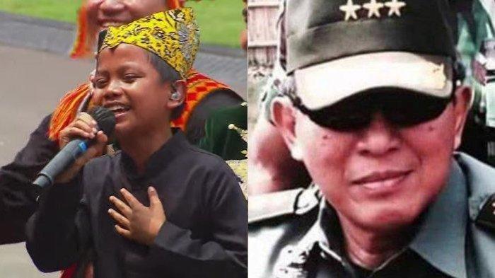 Aksi Farel Prayoga dikomentari mantan anggota TNI. Nyanyi depan Presiden Jokowi, aksi Farel Prayoga dapat dikomentari Letjen Suyo Prabowo.