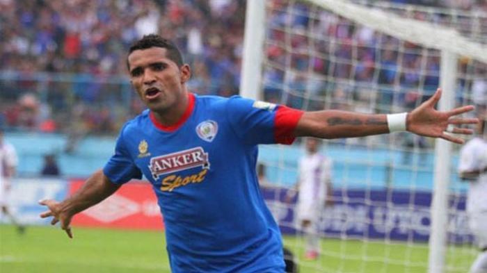 Alberto Goncalves alias Beto saat masih membela Arema.