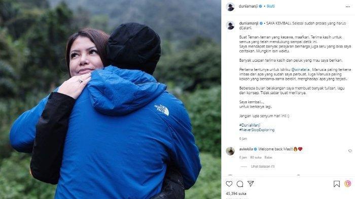Anji kembali aktif di media sosial