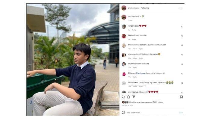 Arka Asmara dipuji mirip Anjasmara; Januari 2020
