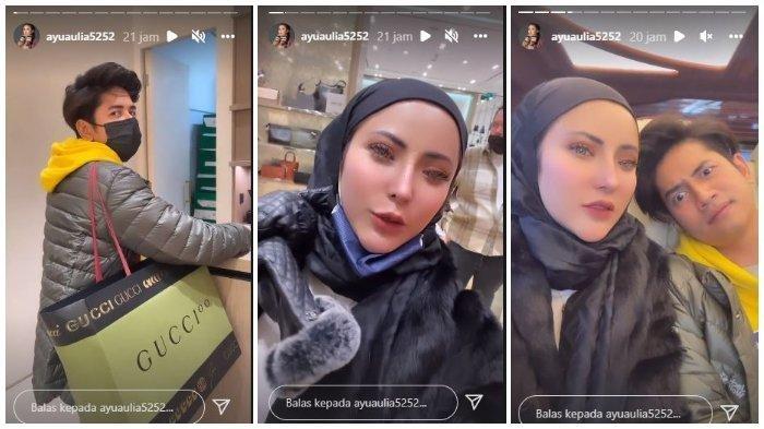 Ayu Aulia tampil berhijab liburan bareng Zikri Daulay di Turki.