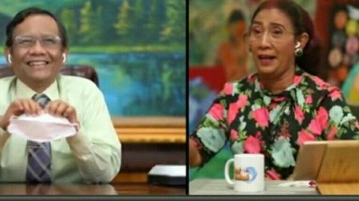 Susi Pudjiastuti tegur Mahfud MD karema disebut Menteri KKP di Susi Cek Ombak Metro TV