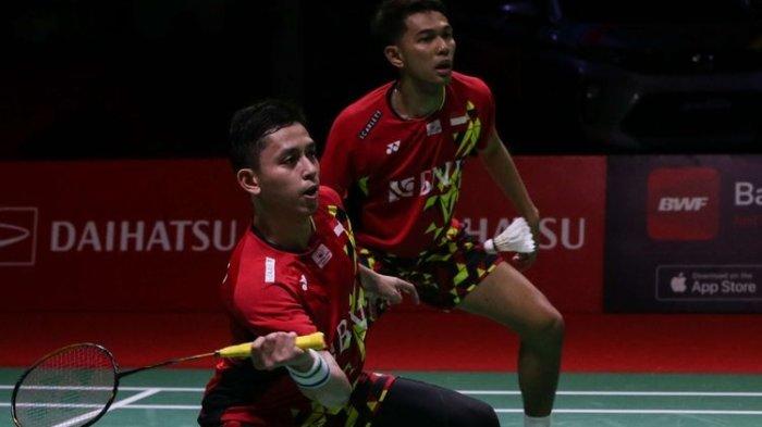 Drawing Indonesia Masters 2022: Fajar/Rian Ditantang Malaysia, Marcus/Kevin Duel 'Perang Saudara'