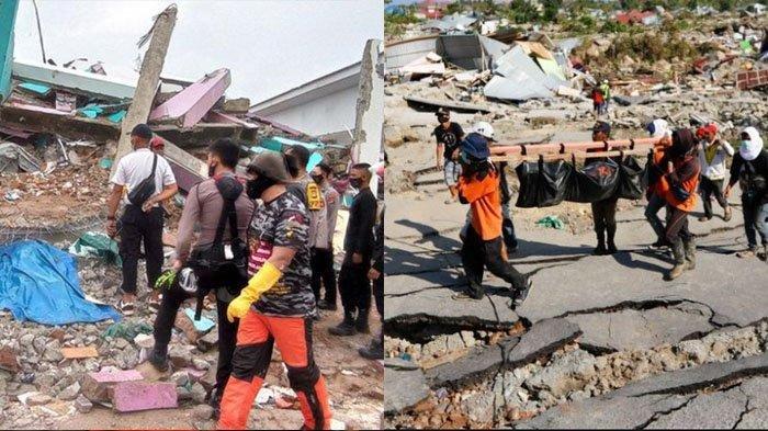 FOTO ILUSTRASI - Dua bencana gempa bumi merusak di Indonesia. Peneliti LIPI Eko Yulianto menyebut bencana gempa bumi yang merusak cenderung muncul tiap 5,6 bulan di Indonesia.