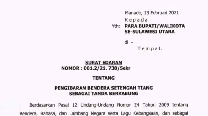 Edaran Plh Gubernur Sulut, Edwin Silangen
