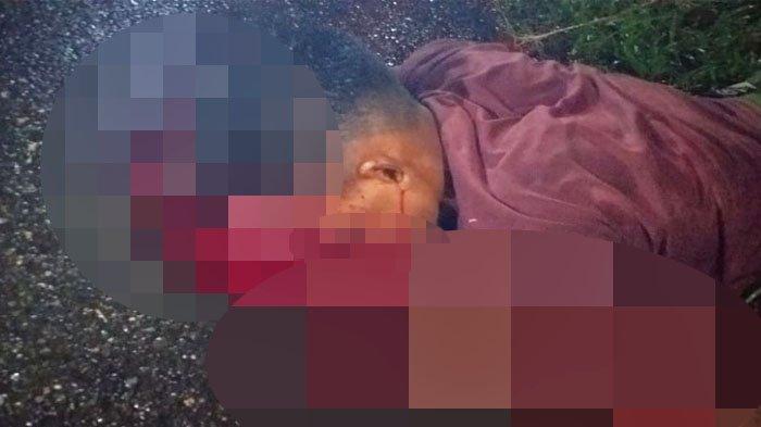 FOTO Korban Kecelakaan maut terjadi di Tanjakan Desa Biniha, Kecamatan Helumo, Kabupaten Bolsel, Provinsi Sulut.