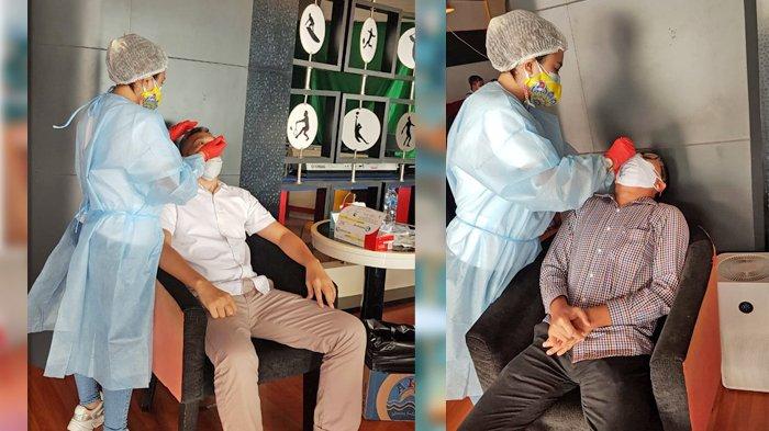Foto: Penerapan protokol kesehatan yang ketat oleh IT Center.