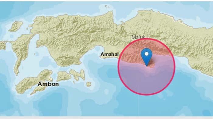 Gempa siang ini Minggu 5 Desember 2021.