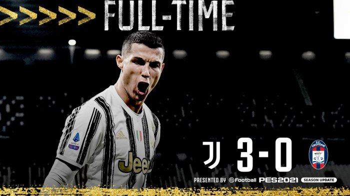 Hasil Liga Italia Juventus vs Crotone.