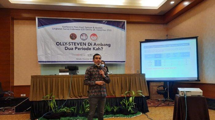 Hasil survei Lingkaran Survei Indonesia (LSI) Denny JA mengungkapkan, bahwa Pasangan Calon Petahana Olly Dondokambey - Steven Kandouw bukan saja berpeluang besar memenangkan Pilkada Sulut 9 Desember nanti