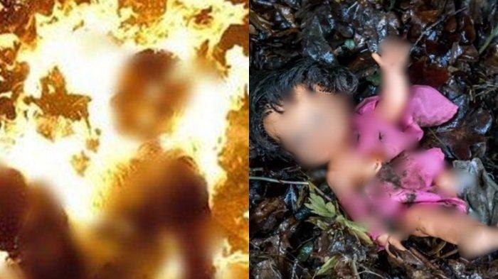 Ilustrasi Bayi Dibakar dan Dibuang Orangtua
