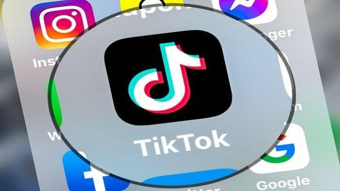 Ilustrasi logo Tiktok.