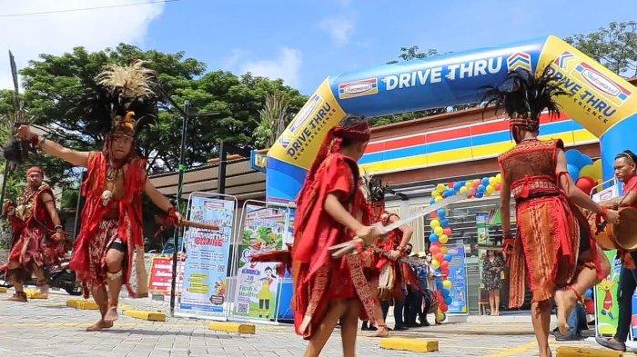 Indomaret kembali buka gerai baru di bilangan jalan S.H Sarundajang komplex Perumahan Citraland, Selasa (28/12/2021)