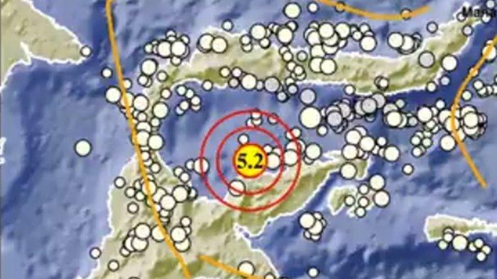 Info BMKG gempa magnitudo 5.2 guncang Sulteng, Jumat 21 Oktober 2022, pagi.