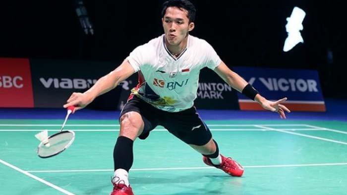 Jonatan Christie menyerah di Denmark Open 2021