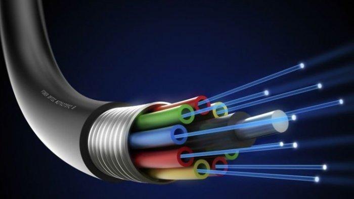 (Ilustrasi) kabel fiber optic.