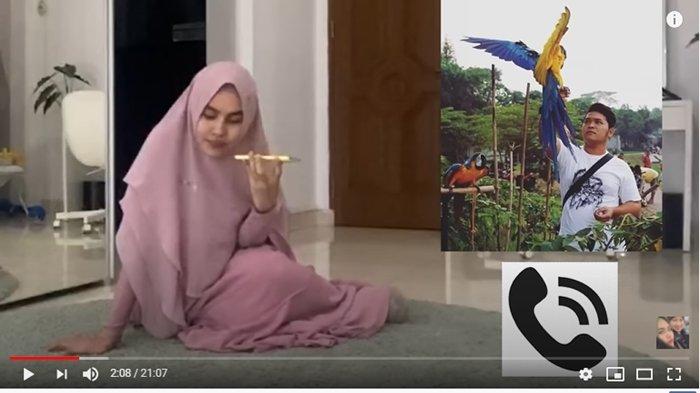 Kartika Putri teleponan dengan pria lain