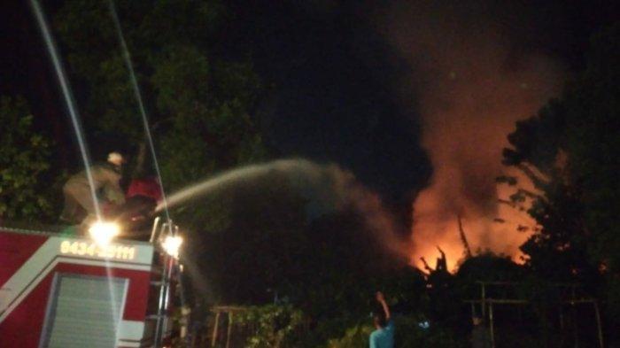 Kebakaran di Kotamobagu Utara.