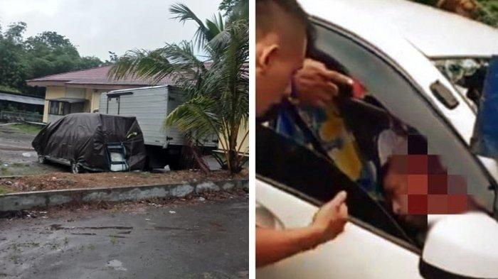 Polres Minut amankan kendaraan yang terlibat kecelakaan karambol, dan foto korban tegencet tronton