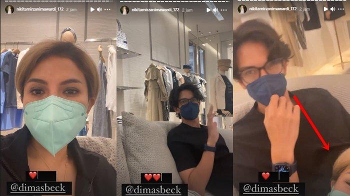 Kemesraan Nikita Mirzani dan Dimas Beck