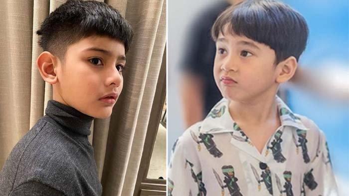 Anak-anak selebriti ini dikenal tampan, King Faaz putra Fairuz A Rafiq (kiri) dan Rafathar putra Raffi Ahmad (kanan)