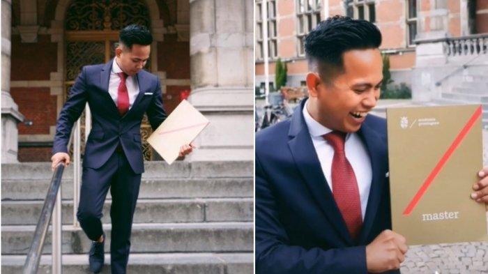 Alfaz sukses lulus kuliah S2 di Belanda